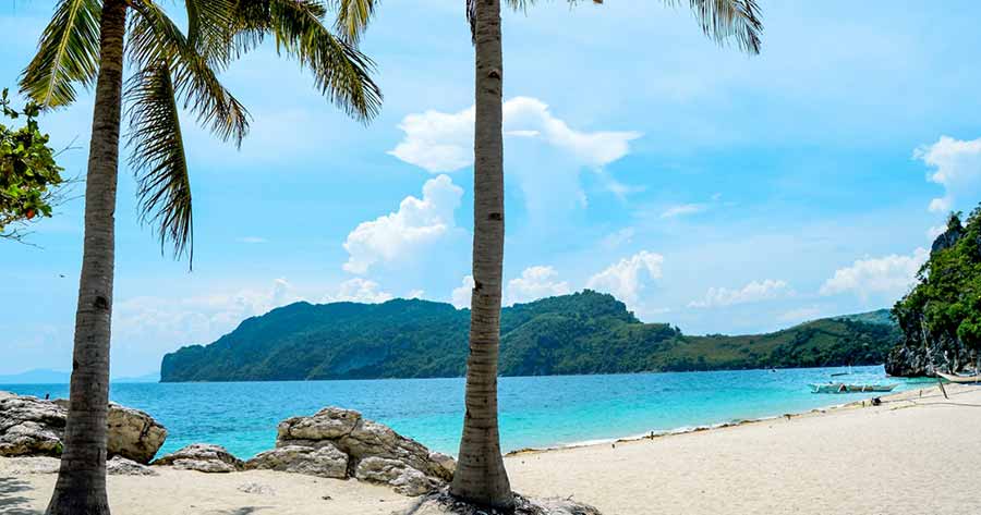 White beach at Guimaras island.